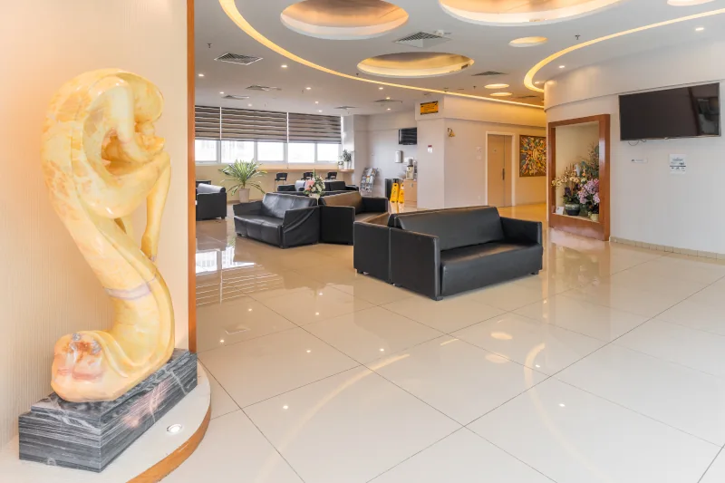 Ruang tunggu — galeri resmi Genesis IVF Penang.