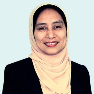 Potret Dr. Salini Suhaila Nasir pada halaman resmi penyedia.