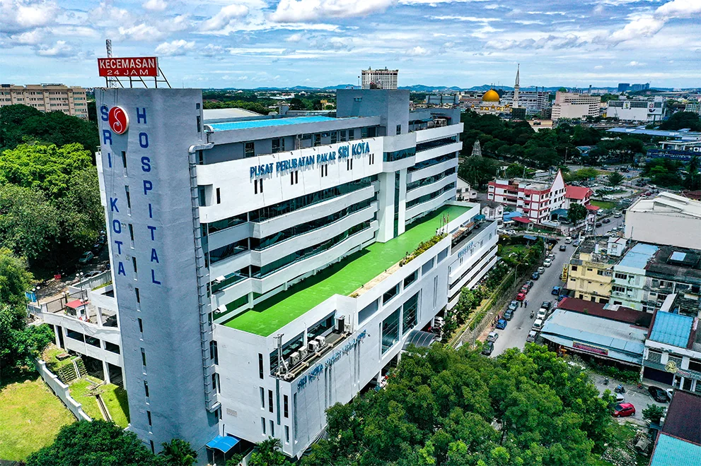 Eksterior Sri Kota Specialist Medical Centre di Klang — foto rumah sakit pada halaman resmi penyedia.