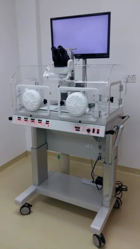 Peralatan laboratorium IVF pada halaman resmi LSC Fertility Penang.